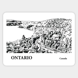 Ontario Canada Sticker